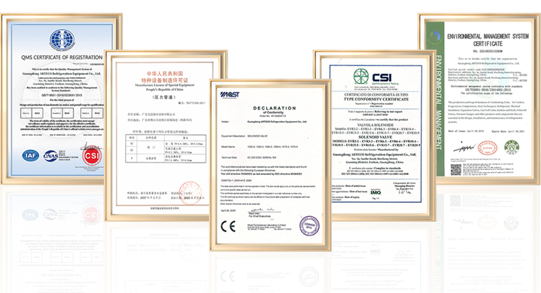 BV Series Box-Type Condensing Units (Bitzer Compressor) Certificate2