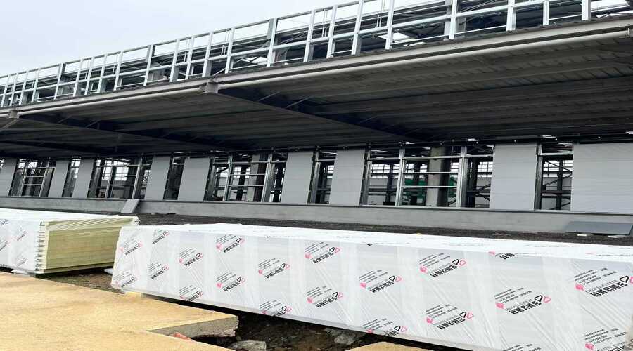 PU sealing rockwool Sandwich Panel Partition for Factory Layout