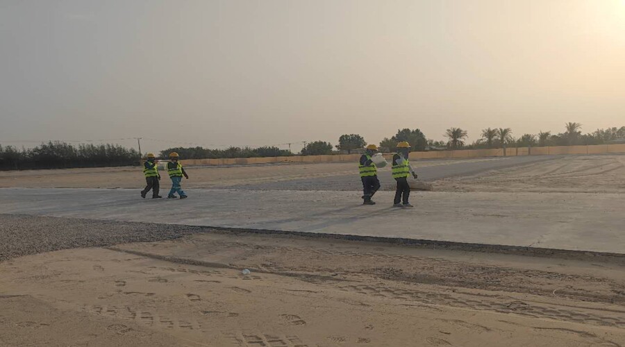 BRD team working on industrial building in Saudi Arabia