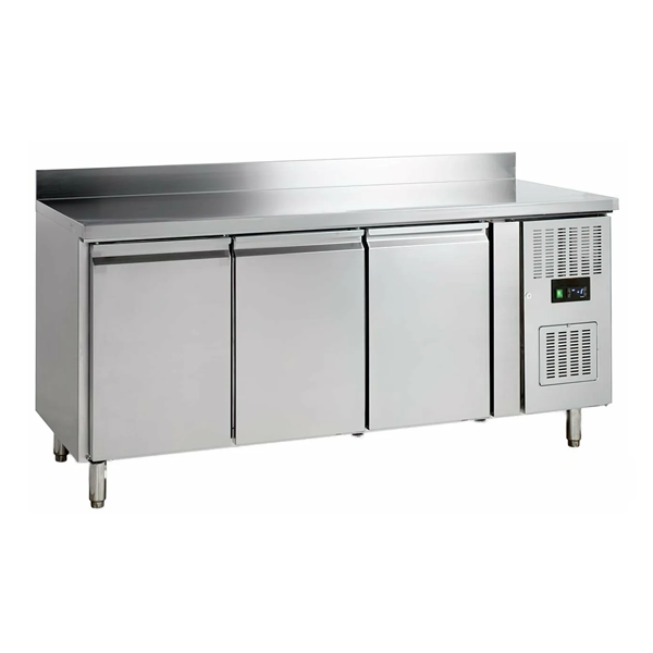 1.8m Commercial Undercounter Freezer Stainless Steel Food Prep Table Refrigerator