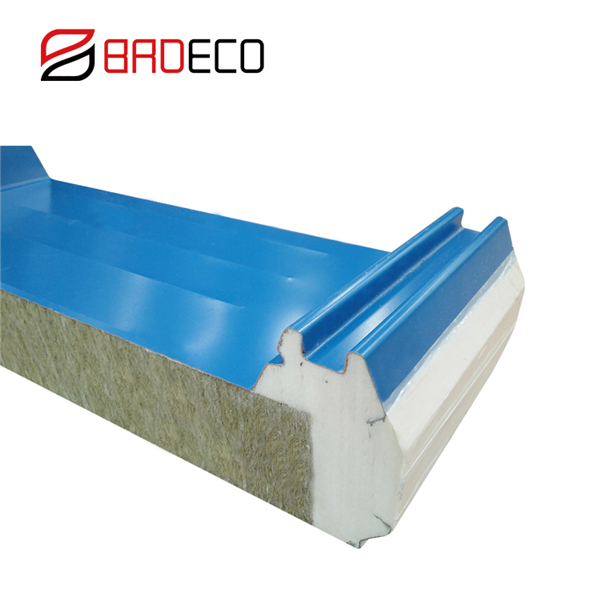 Pu Sealing Rock Wool Sandwich Roof Panel - Buy Pu Sealing Rock Wool 