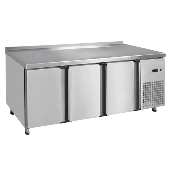 1.8m Commercial Undercounter Freezer Stainless Steel Food Prep Table Refrigerator