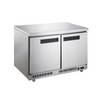 1.2m Stainless Steel Refrigerated Base Kitchen Worktop Freezer Cooler