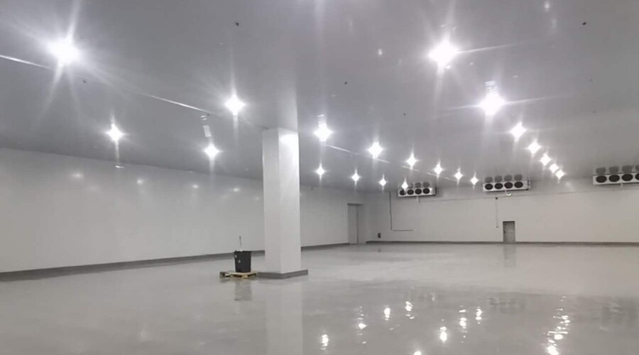 coldroom built with BRD PU Sandwich Panels for dust-free and easy-to-clean surfaces.