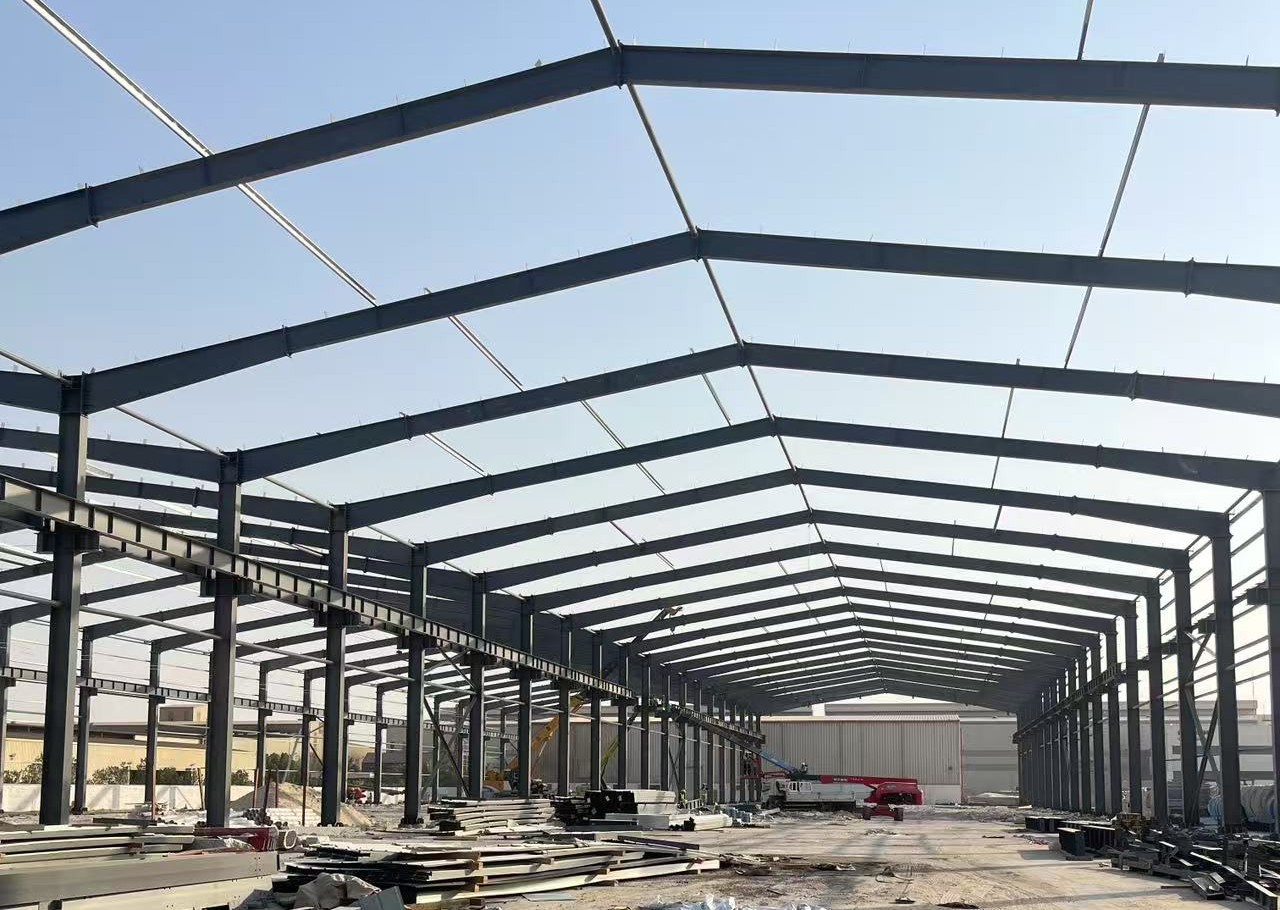 BRD supplies and installs steel structure plant in Dammam Saudi Arabia