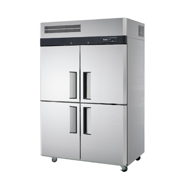 Four Door Air Cool Upright Freezer/ Chiller Dual-Temperature Stainless Steel Reach-In Refrigerator