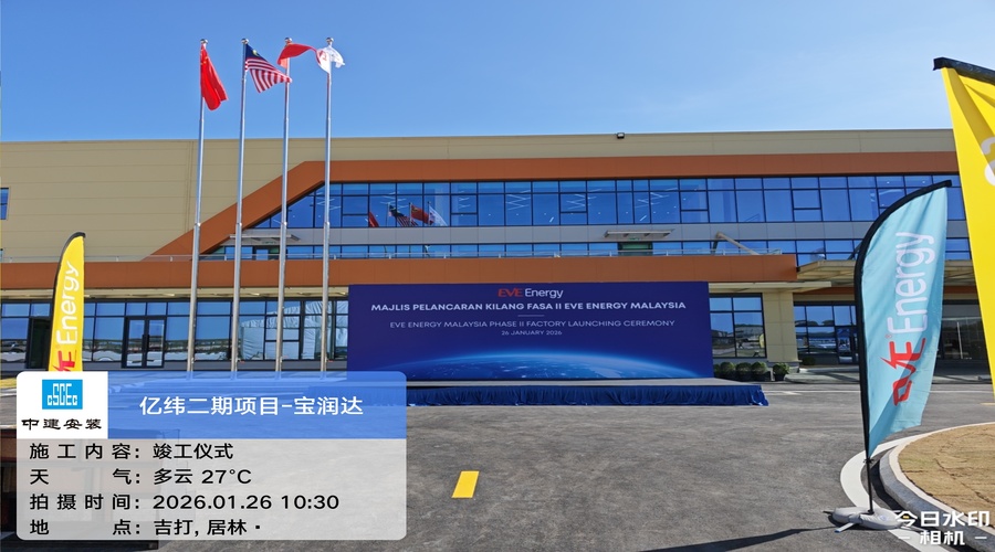 Official handover ceremony marking the completion of roof, cleanroom, and external wall panels by BRD New Materials