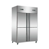 Four Door Air Cool Upright Freezer/ Chiller Dual-Temperature Stainless Steel Reach-In Refrigerator