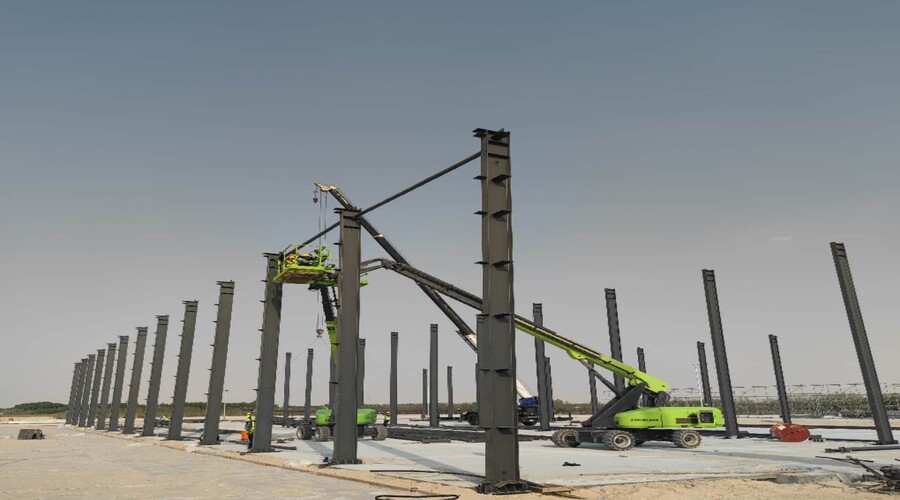 BRD Sinopec Jafurah Phase 3 plant construction site in Saudi Arabia